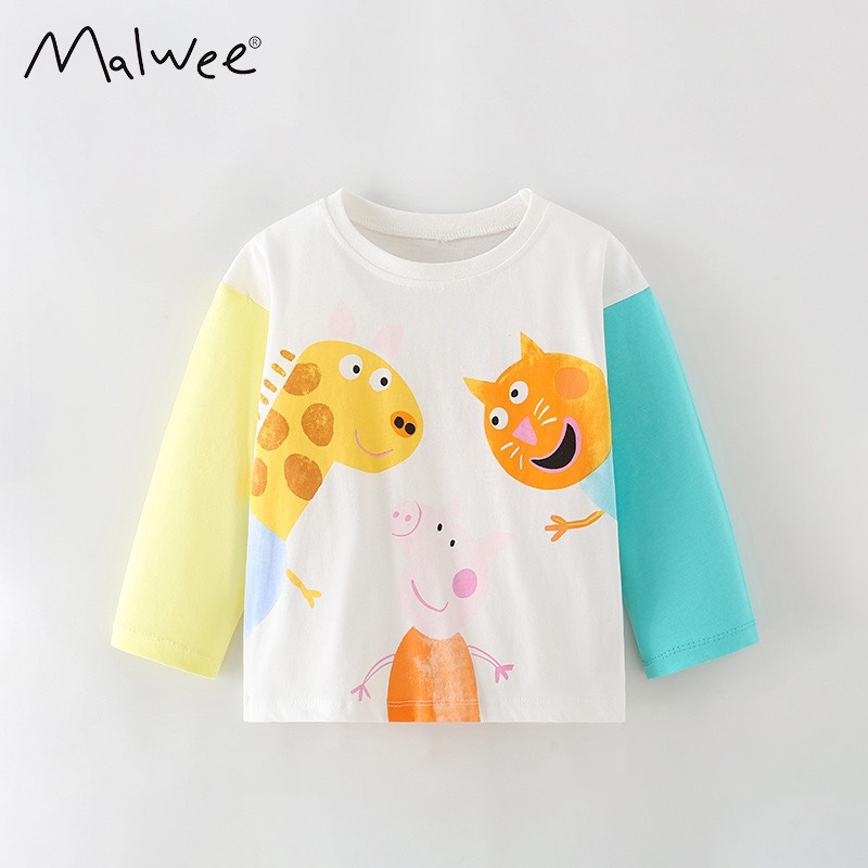 Áo Thun Dài Tay Cotton Nhiều Mẫu Cho Bé Gái Mẫu Mới 2023 P3 - Jumping Beans Official Store