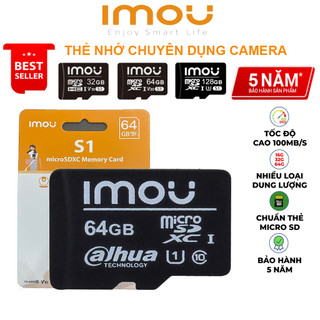 Thẻ nhớ 32gb , 64gb IMOU chuyên dùng cho Camera, Máy ảnh, Điện thoai, Máy tính bảng - Bảo hành 5 Năm