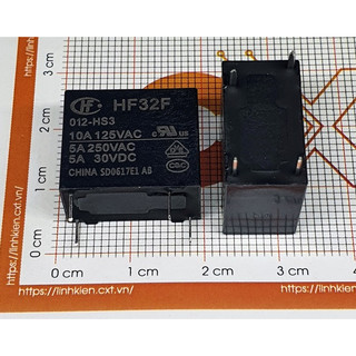 HongFa Relay 12V 5A (4 chân) HF32F-012-HS3