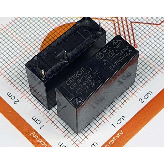 Omron Relay 5A 24V (4 chân) G5NB-1A-E-24VDC