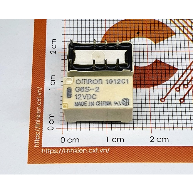 Omron Relay 2A 12V  G6S-2 12VDC