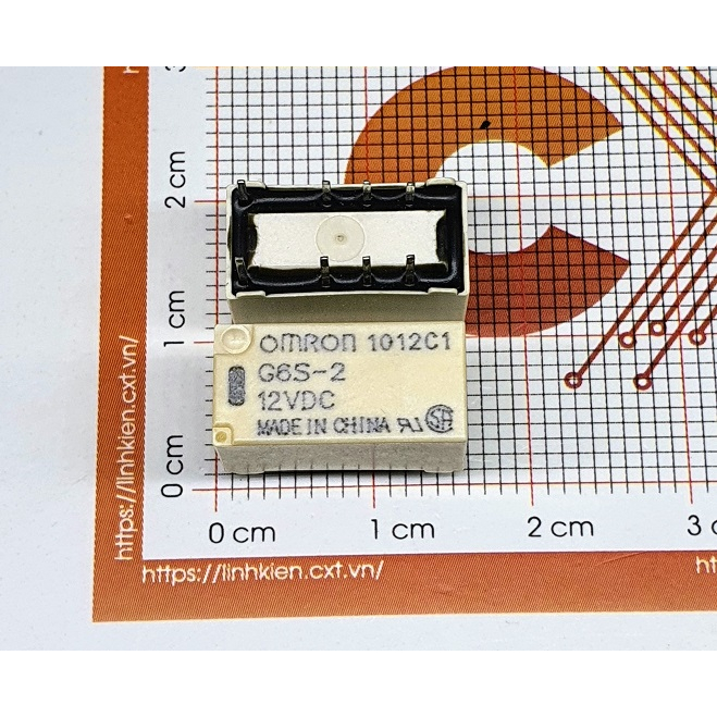 Omron Relay 2A 12V  G6S-2 12VDC