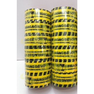 Băng keo hàng dễ vỡ rộng 5cm - nặng 200gr - 100ya siêu dính