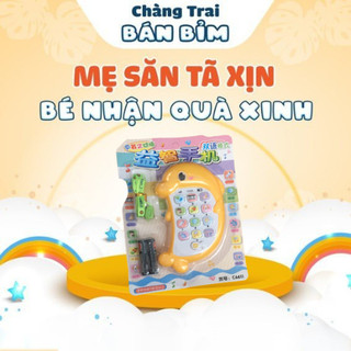 Điện thoại cá heo, điện thoại đồ chơi đáng yêu cho bé - Qùa tặng Chàng Trai Bán Bỉm