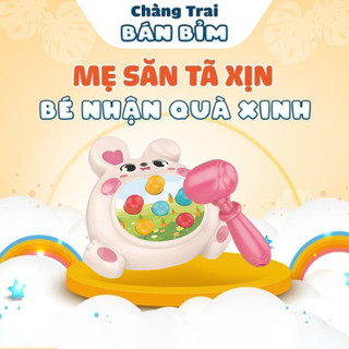 Đập thỏ cho bé, bộ đồ chơi tư duy hình ngộ nghĩnh - Qùa tặng Chàng Trai Bán Bỉm
