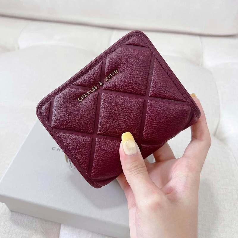 Ví da nữ nhiều ngăn CNKei around wallet