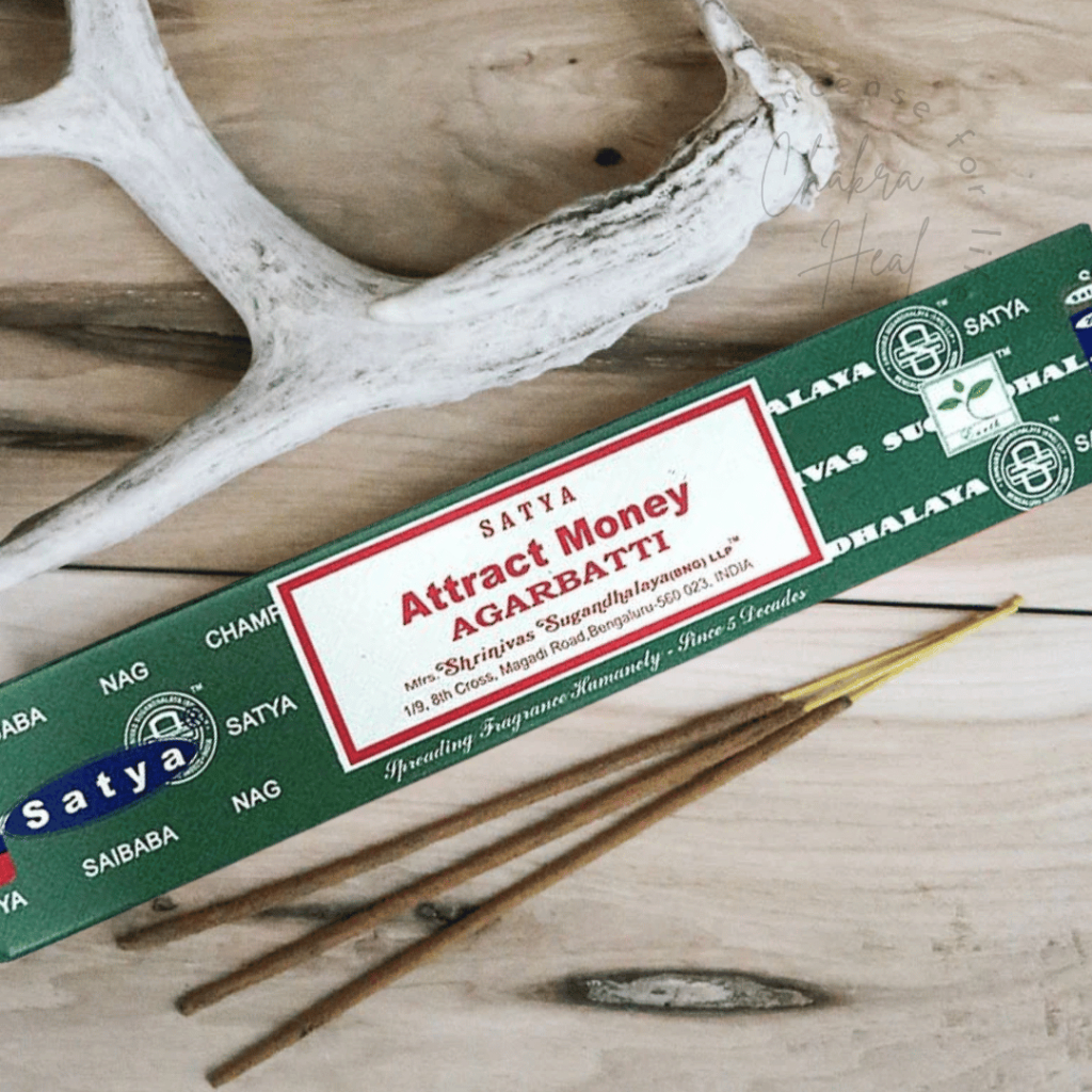 Nhang ATTRACT MONEY Satya Incense - Thanh hương Thu Hút Tài Lộc | Chakra Heal Incense