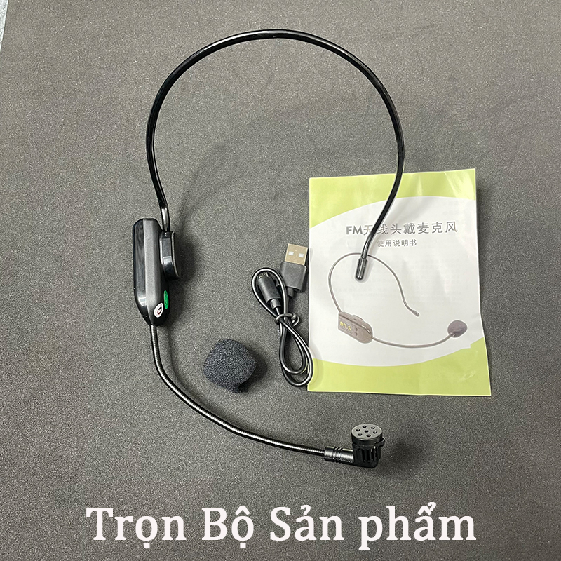 Mic không dây đa năng bắt sóng FM cho máy trợ giảng sử dùng sóng đài FM rất dễ sử dụng