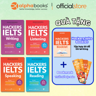 Sách > Hackers IELTS (Có File Nghe): Listening + Reading + Writing + Speaking (Bộ 4 Cuốn/Lẻ, Tái Bản Mới Nhất - Gamma)