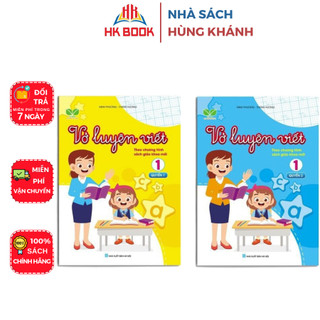 Sách - Combo 2 Cuốn Vở Luyện viết lớp 1 quyển 1 và quyển 2 - Kết Nối Tri Thức Với Cuộc Sống (2 cuốn) - VCB