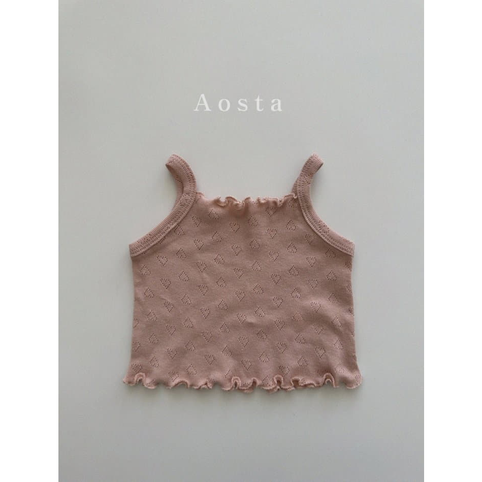 Áo thun 2 dây Hàn Quốc hãng Aosta cho bé gái 11-13kg