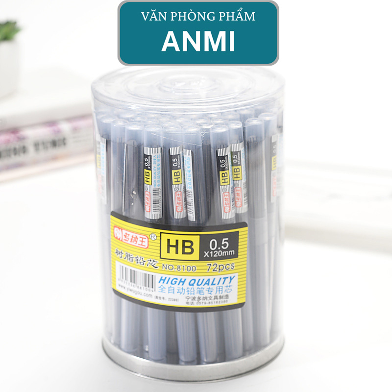 Ruột bút chì cơ 2B ngòi thay thế bút chì 0.5mm 0.7mm tùy chọn tiện lợi RB51
