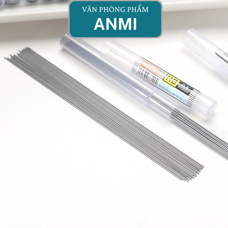 Ruột bút chì cơ 2B ngòi thay thế bút chì 0.5mm 0.7mm tùy chọn tiện lợi RB51