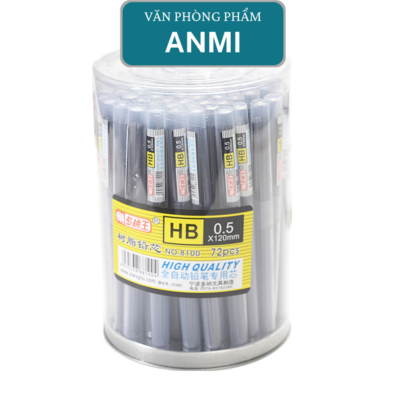 Ruột bút chì cơ 2B ngòi thay thế bút chì 0.5mm 0.7mm tùy chọn tiện lợi RB51