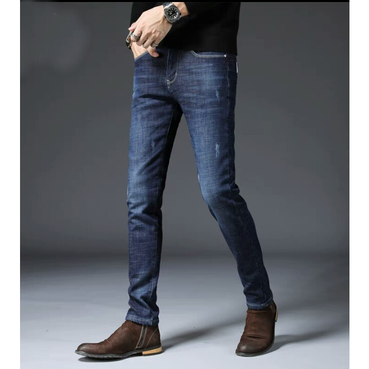 Quần Jean Nam Quần Bò Nam Cào Dáng Skinny Co Giãn Hàng Công Ty Xuất Khẩu Cao Cấp