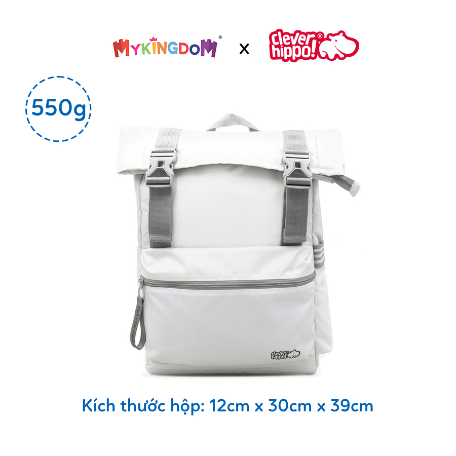 Ba Lô CLEVERHIPPO Kool Urban Roller Trắng BKU5203/WHITE