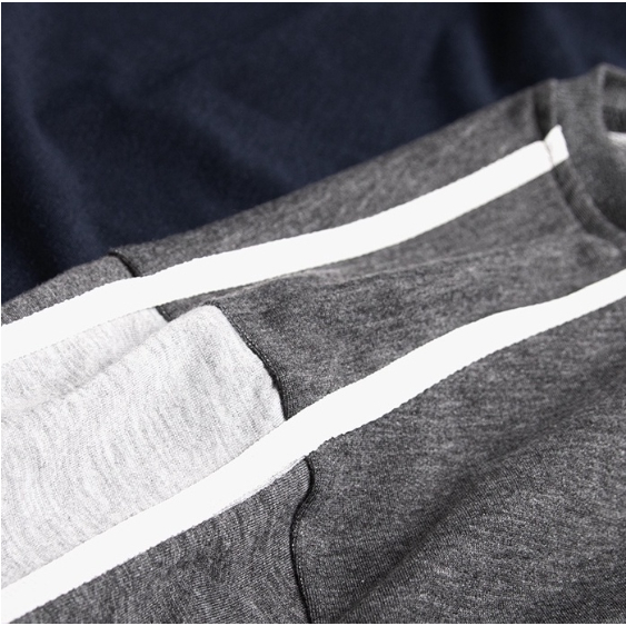 Bộ thể thao Nam thu đông phối xám cao cấp,phong cách trẻ trung đủ sz 45-85Kg