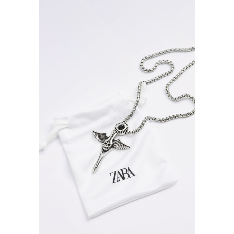 Dây chuyền Zara authentic SKULL PENDANT