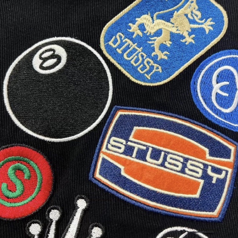 Áo Khoác Bomber SS nhiều logo bên vai bản cao cấp