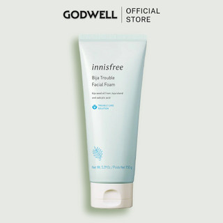 Sữa rửa mặt dành cho da mụn từ Bija innisfree Bija Trouble Facial Foam 150ml