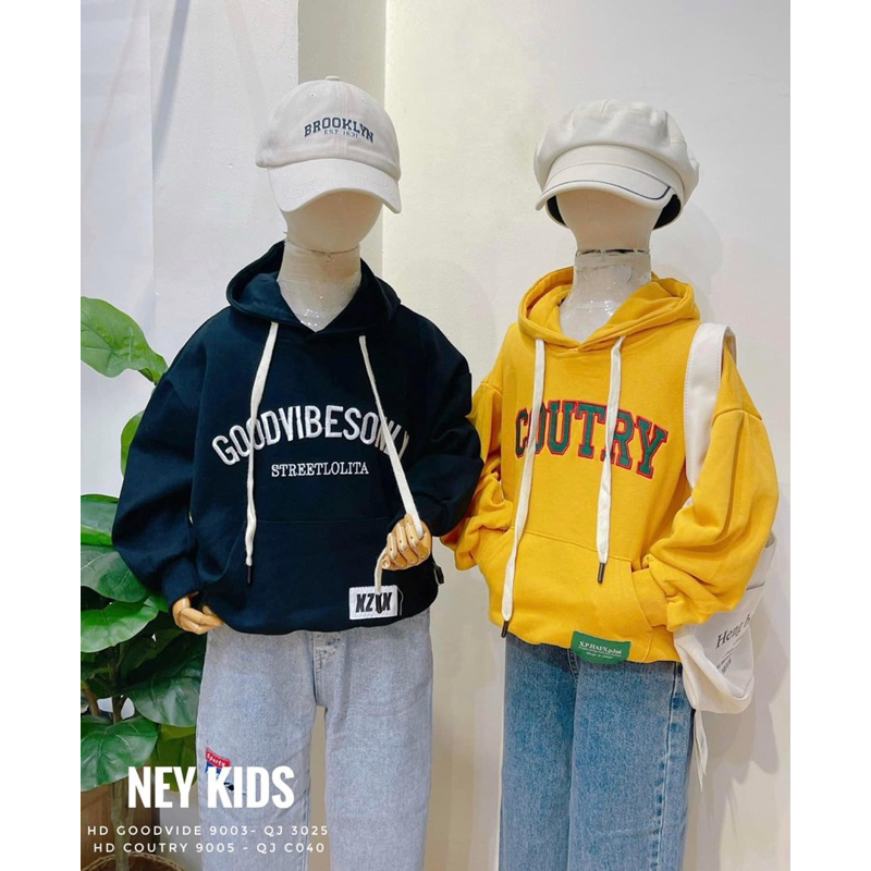Áo Hoodie phong cách cho bé
