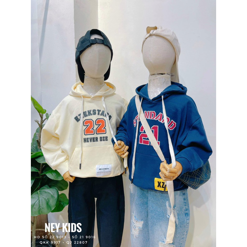 Áo Hoodie phong cách cho bé