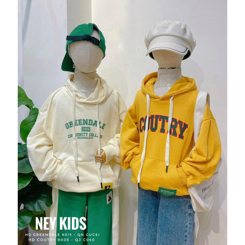 Áo Hoodie phong cách cho bé