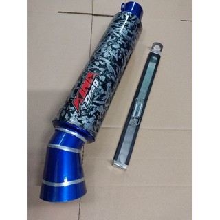 Pô KING DRAG tròn vân carbon - Giá chưa gồm cổ
