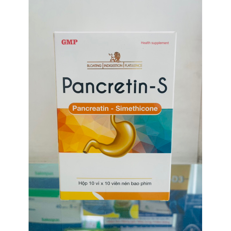 Pancretin - dùng khi bị đầy hơi, chướng bụng, ăn không tiêu