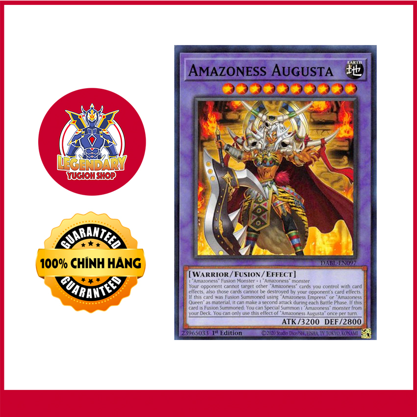 [EN-JP][Thẻ Bài Yugioh Chính Hãng]  Amazoness Augusta