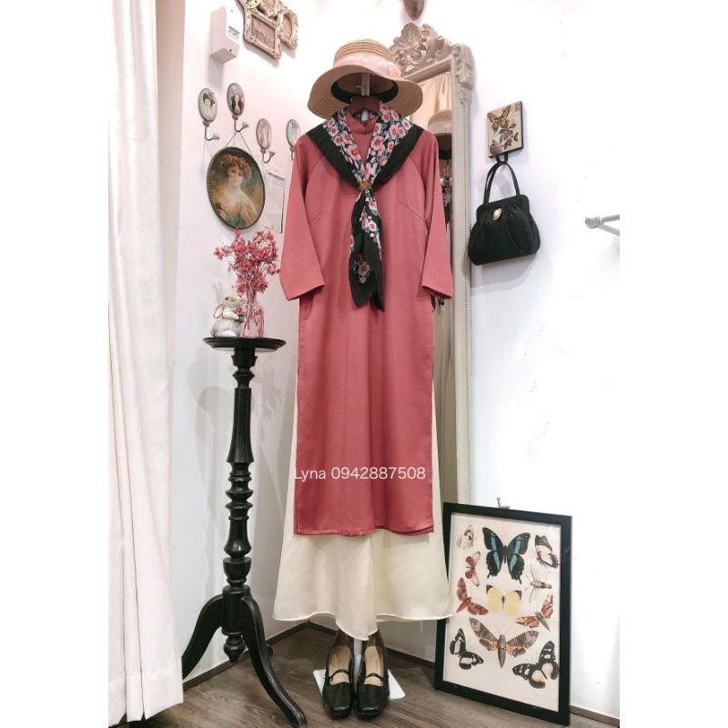 Áo dài bigsize 3XL, Áo dài dáng xưa, áo dài dáng suông bigsize nhiều màu đẹp