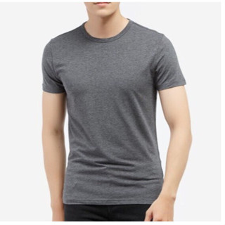  Áo Thun Trơn Cổ Tròn Cộc Tay 6 Màu Chất Thun Cotton Co Dãn 4 Chiều Mặc Đôi Nam Nữ Hàng Sẵn Đủ Size 43-78Kg 