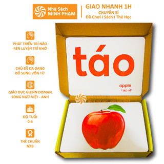 Sách - Bộ Thẻ Học Thông Minh Flashcard Khổ To A5 Kèm File Nghe Cho Bé Khám Phá Thế Giới Xung Quanh - Song Ngữ Anh Việt