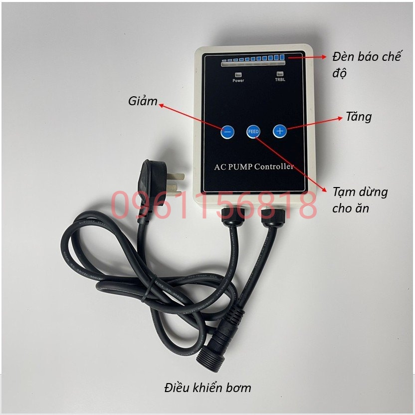 Máy Bơm Dutron AC 12000 - Máy Bơm Nước DUTRON VIETNAM Cho Hồ Cá Với Tần Số Tiên Tiến, Bền Bỉ