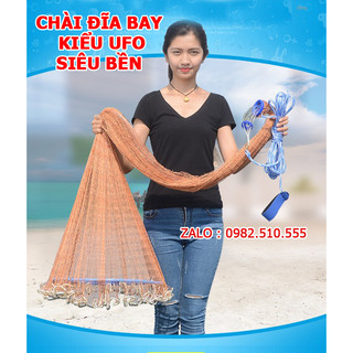 Chài Dù Đĩa Bay UFO Sợi Dù Thái Lan Cao Cấp Đủ Size