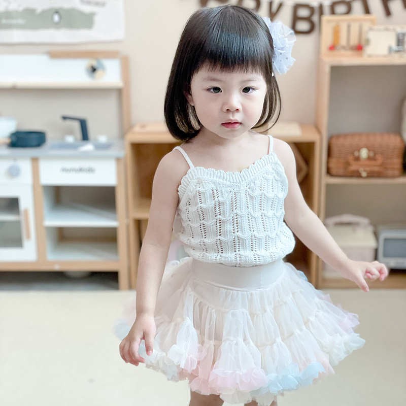 Áo Hai Dây Phối Chân Váy Đẹp xỉu