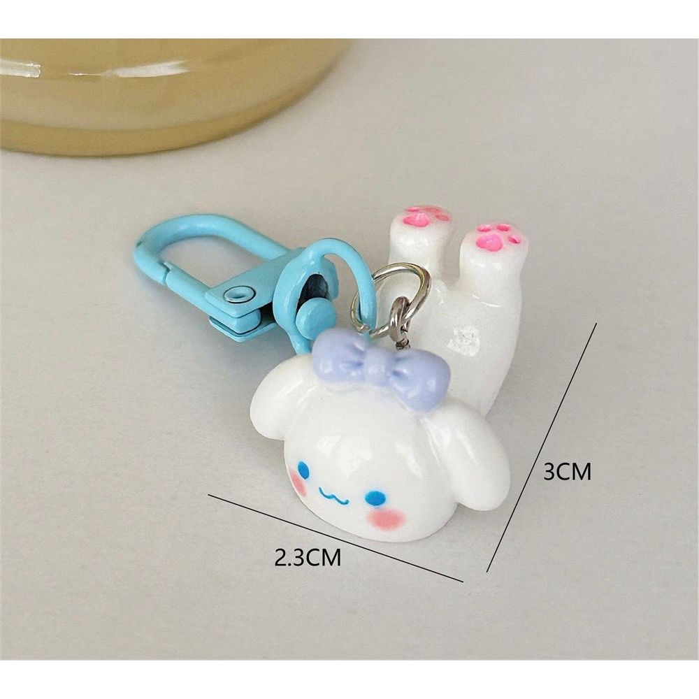 Móc Khóa Hình Nhân Vật Hoạt Hình Đáng Yêu Sarino Kuromi Melody Cinnamon Đáng Yêu - MK01