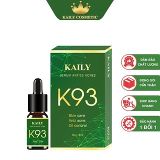 Tinh chất mụn k93 - Serum giảm mụn, mờ thâm mụn sẹo, nâng tông da 5 trong 1 hiệu quả sau 7 ngày sử dụng