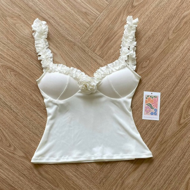 Áo + váy dây bèo kết hoa