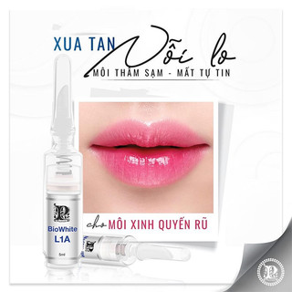 Kem hồng môi biowhite L1A nuwhite Mibiti Prudente Professional Mỹ 5ml