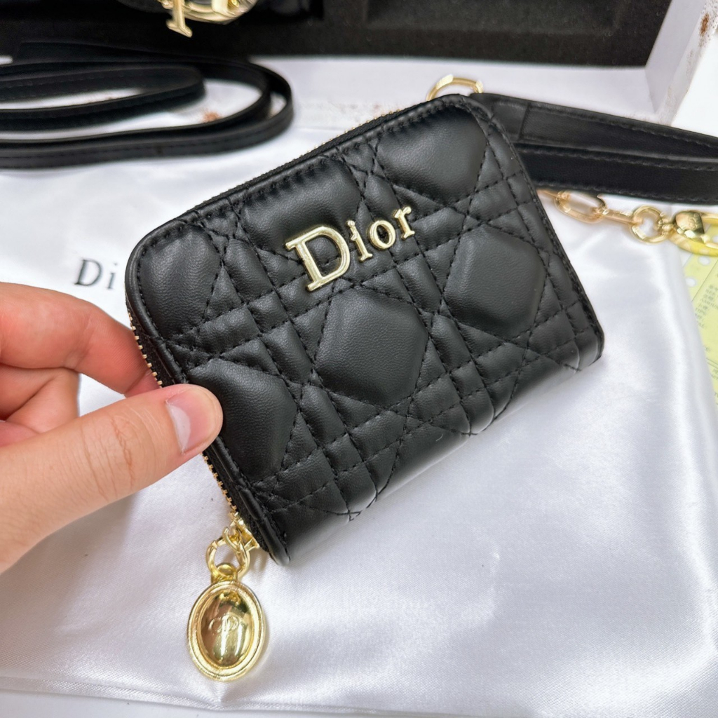 Túi Dior VIP SPSL siêu COMBO cực xịn kèm NƯỚC HOA mini màu đen - Shop Lynh