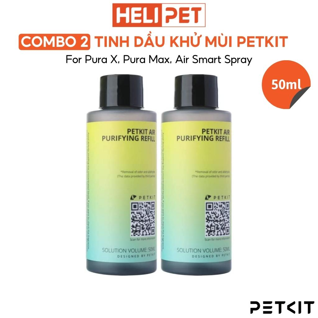 [COMBO 2, mua 4 giảm 7%] Tinh Dầu Dùng Cho Máy Vệ Sinh Tự Động Cho Mèo PETKIT Pura Max - HeLiPet