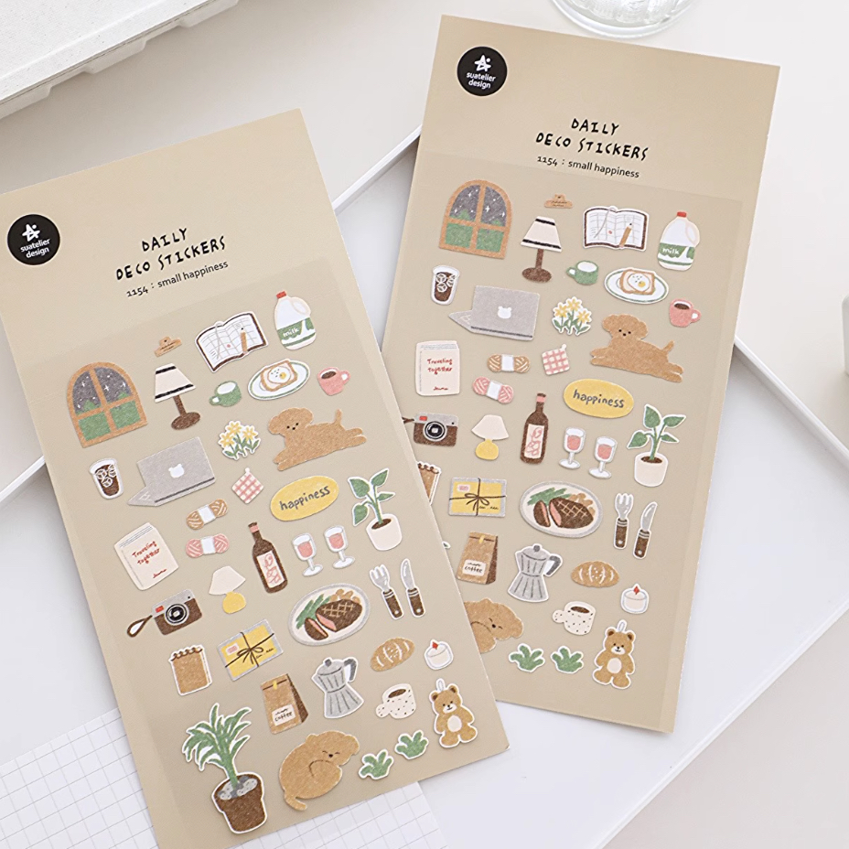 STICKER SUATELIER HÌNH DÁN HÀN QUỐC - VĂN PHÒNG PHẨM