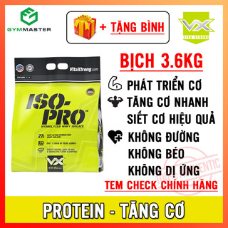 [TẶNG BÌNH] Sữa Tăng Cơ , Phát Triển Cơ Bắp Nhanh, Bổ Sung Đạm Hấp Thu Nhanh VITAXTRONG HYDROLYZED WHEY ISO PRO