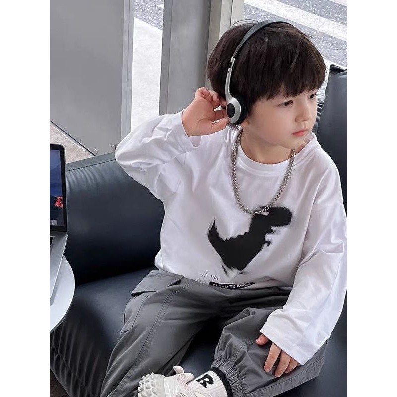 Set áo thu đông cho bé trai.set áo cotton +quần kaki mềm túi hộp cho bé trai.hình thật trải sàn.8 đến 28kg