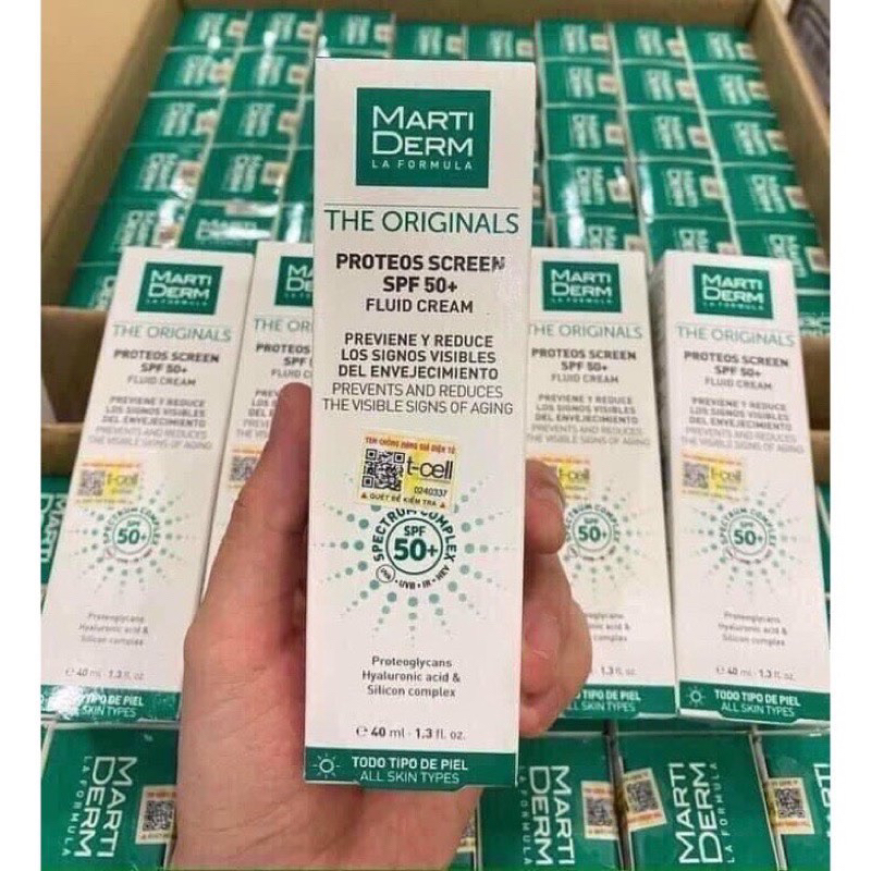 Kem chống nắng MatriDerm SPF 50+ PA+ Phù hợp cho da đang treatment 40ml