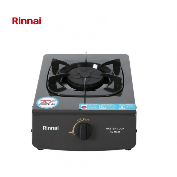 Bếp gas đơn Rinnai RV-MC15G/ Bếp ga đơn Rinnai RV-MC15G tiết kiêm gas -hàng chính hãng 100%