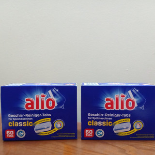 Viên rửa bát Alio nhập khẩu Đức 60 viên +Tặng Viên Finish
