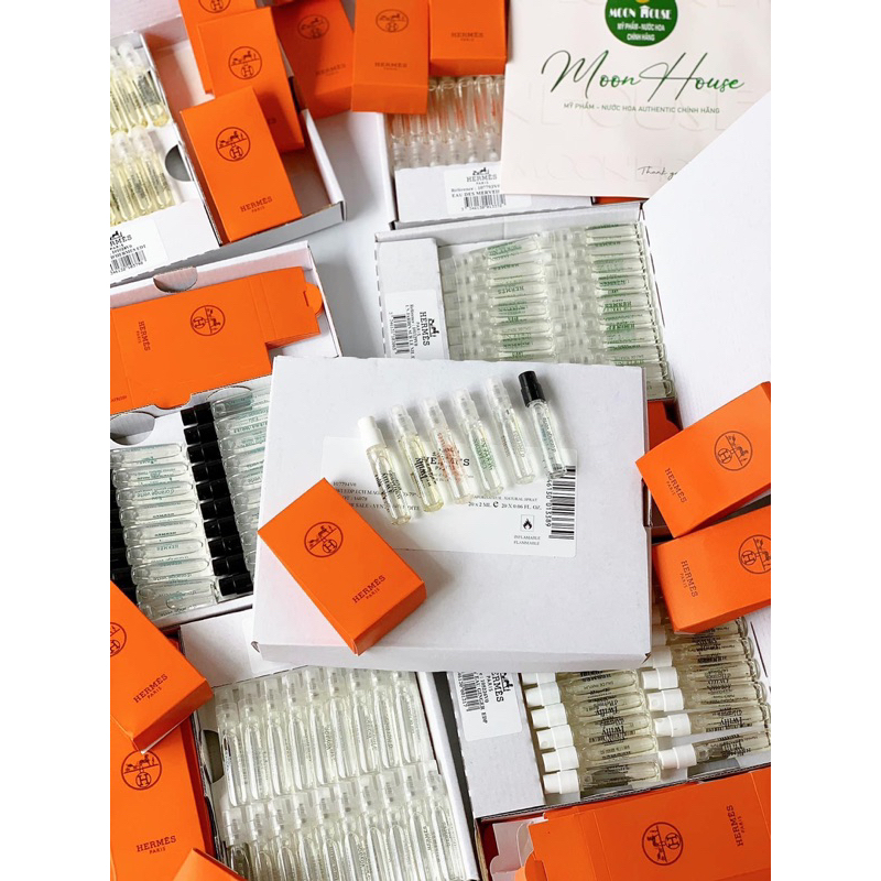 SET 2 NƯỚC HOA HERMES VIAL 2ML DẠNG XỊT + TÚI GIẤY