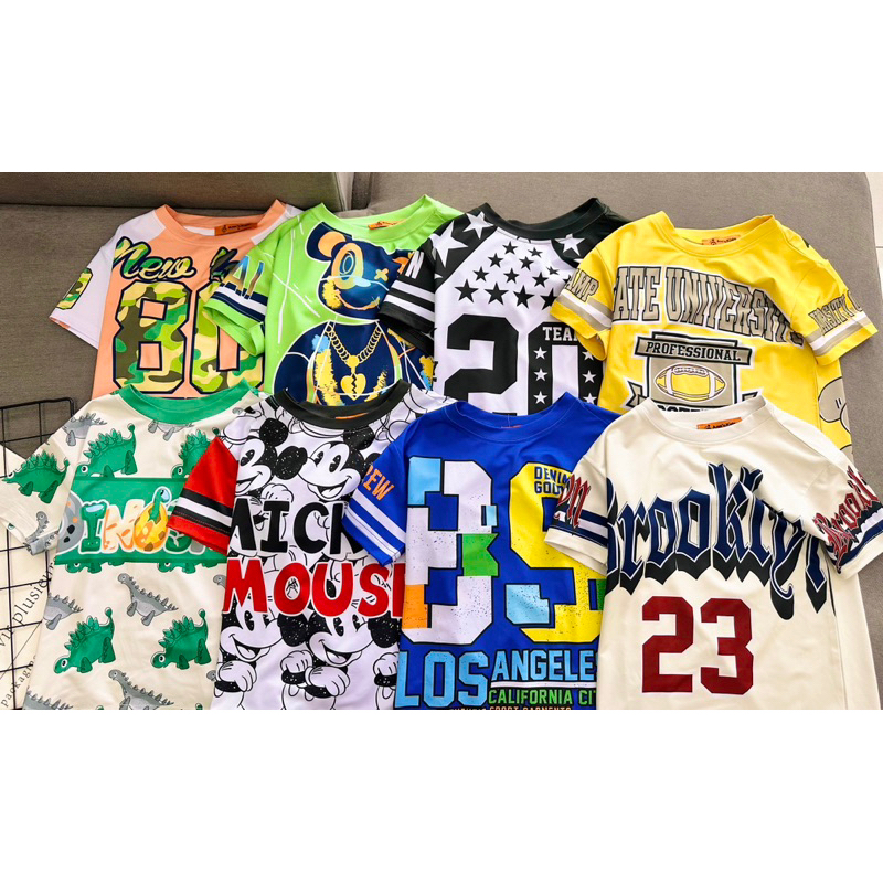 ĐỒ BỘ BÉ TRAI BÉ GÁI thun lạnh 3d in hình hoạt hình siêu đẹp cho bé từ 8 đến 40 kg